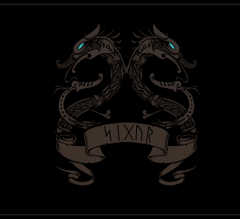 Viking Dragon Design for Shirts
