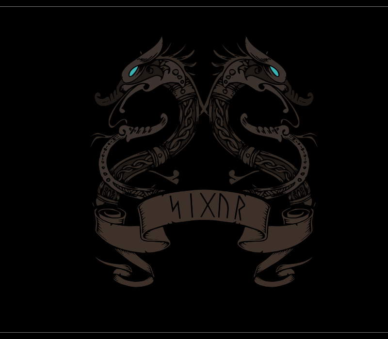 Viking Dragon Design for Shirts