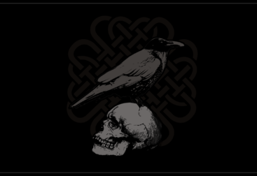 Crow and Skull Shirt Design